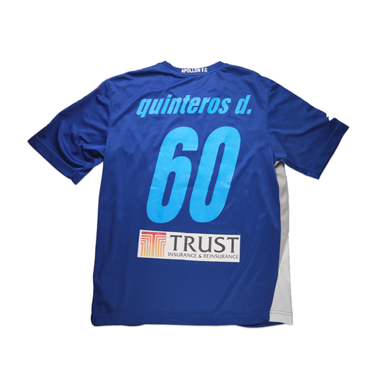 Apollon Limassol 2010/11 Home #60 QUINTEROS D. 'Match prepared' - M