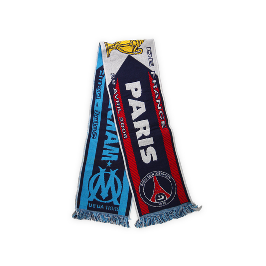 Écharpe OM x PSG 'finale coupe de France' 2006
